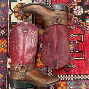 Frye Leather Cowboy Western Boots